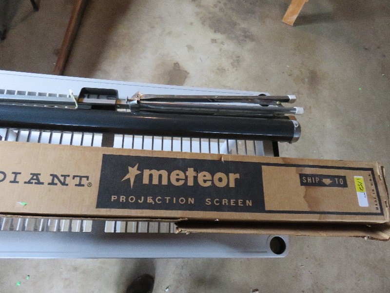 Vintage projection screen