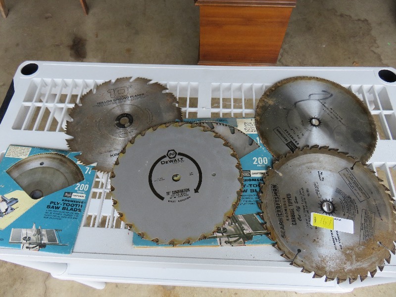 Craftsman and Dewalt cutting blades