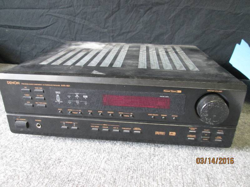 lot 18 image: Denon AV Surround receiver AVR 1601...