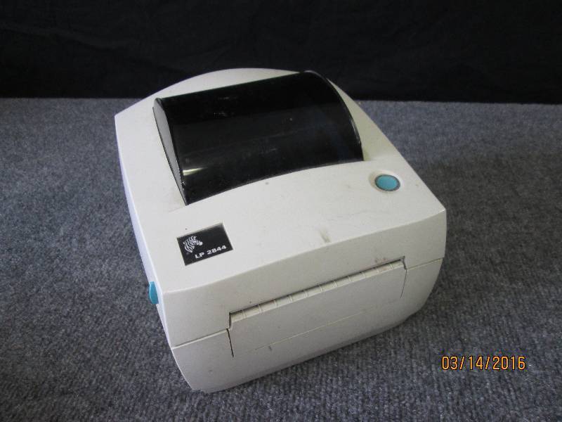 lot 47 image: Zebra Technologies LP2844 printer, ...