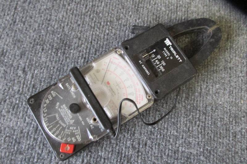 lot 100 image: Triplett ohm meter, as pictured, un...