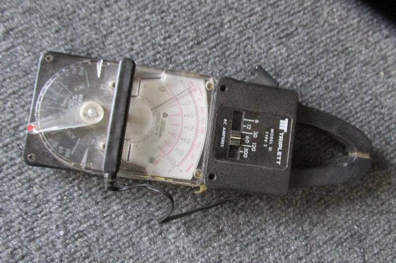 lot 101 image: Triplett ohm meter, as pictured, un...