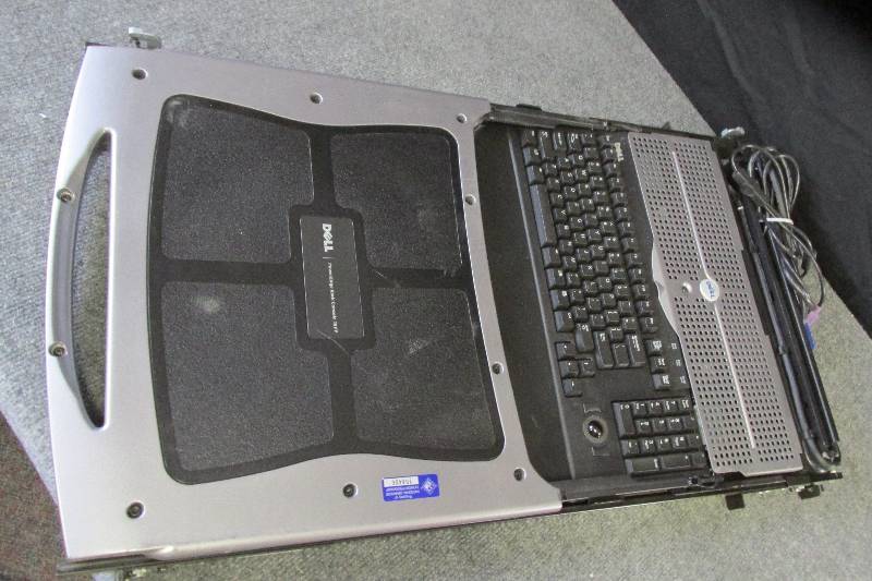 lot 105 image: Dell Power Edge Rack Console 15FP k...