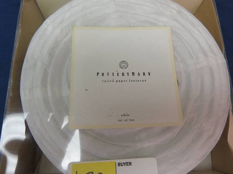New Pottery Barn Paper Lanterns