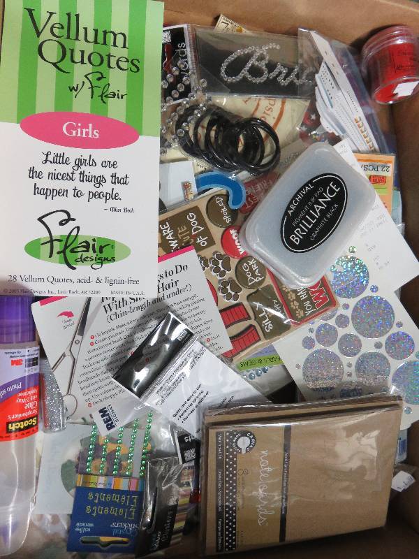 Scrapbooking items