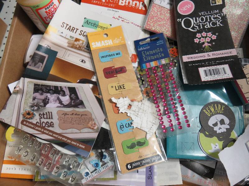 Scrapbooking supplies