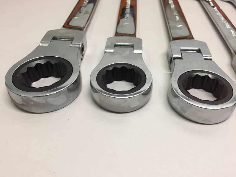 lot 5 image: T&E  11PC RATCHETING WRENCH SET