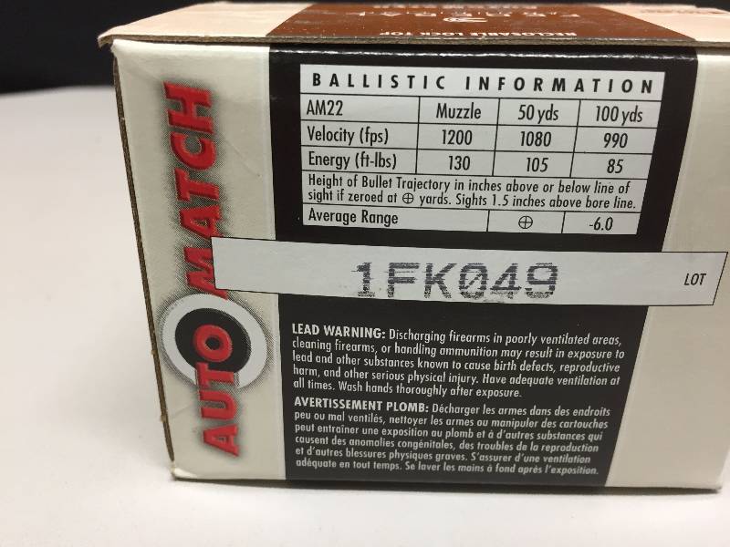 lot 17 image: FEDERAL AMMUNITION .22 LR SHELLS 325 ROUNDS