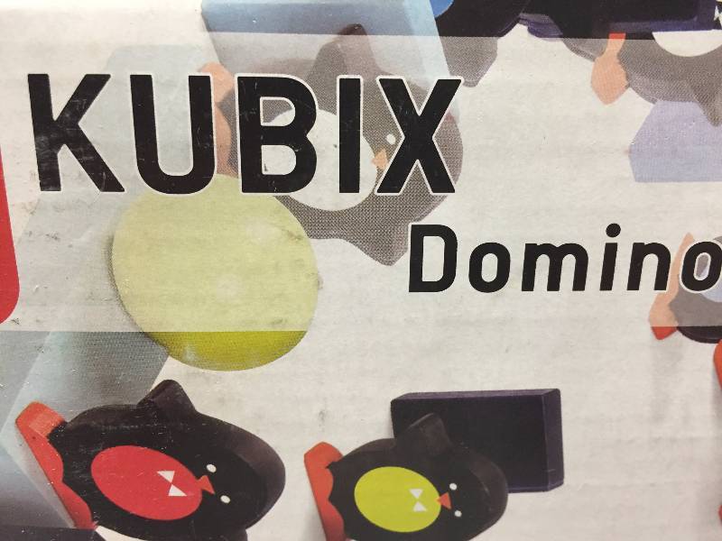 lot 40 image: JANOD KUBIX DOMINO, 100 PARTS TO BUILD COURSE FOR DOMINOS