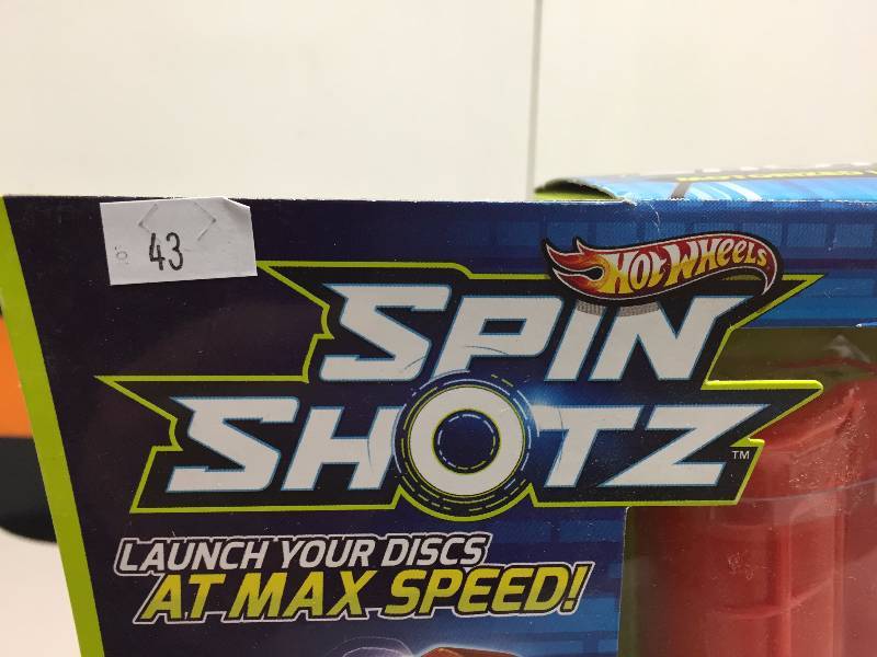 lot 43 image: HOT WHEELS SPIN SHOTZ, MOTORIZED LAUNCHER
