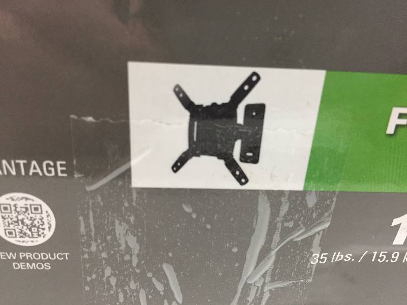 lot 46 image: SANUS, TV WALL MOUNT, FULL MOTION 13 - 32 W 35LB WEIGHT CAP