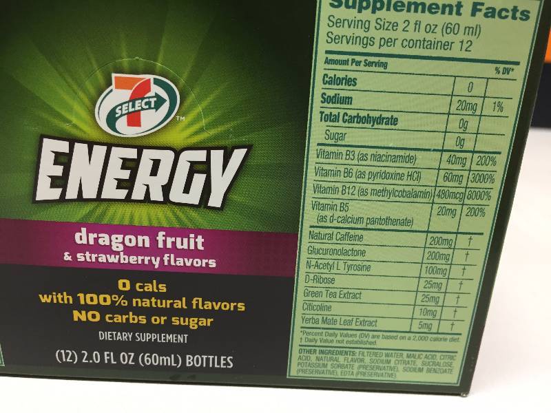 lot 49 image: SELECT 7 ENERGY DRINKS 12 - 2 FL OZ