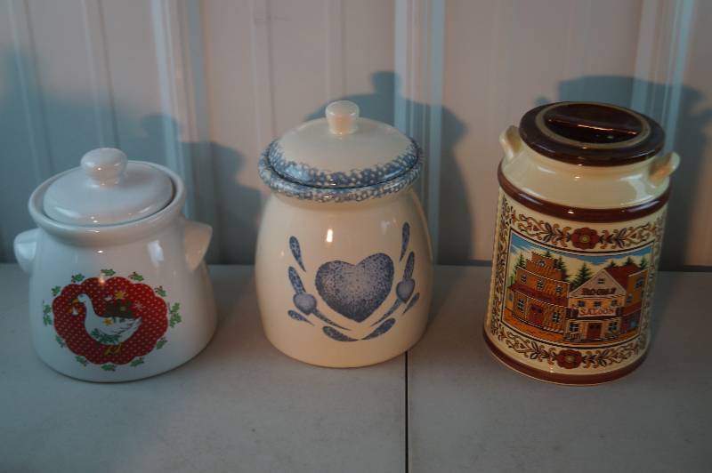 Large Cookie Jar Lot