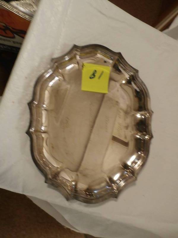 silver platter