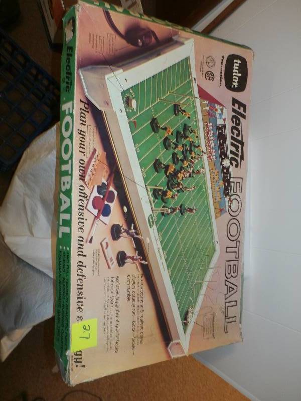 vintage Electric Football game tested