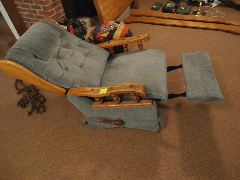 Blue Lazy Boy Brand chair