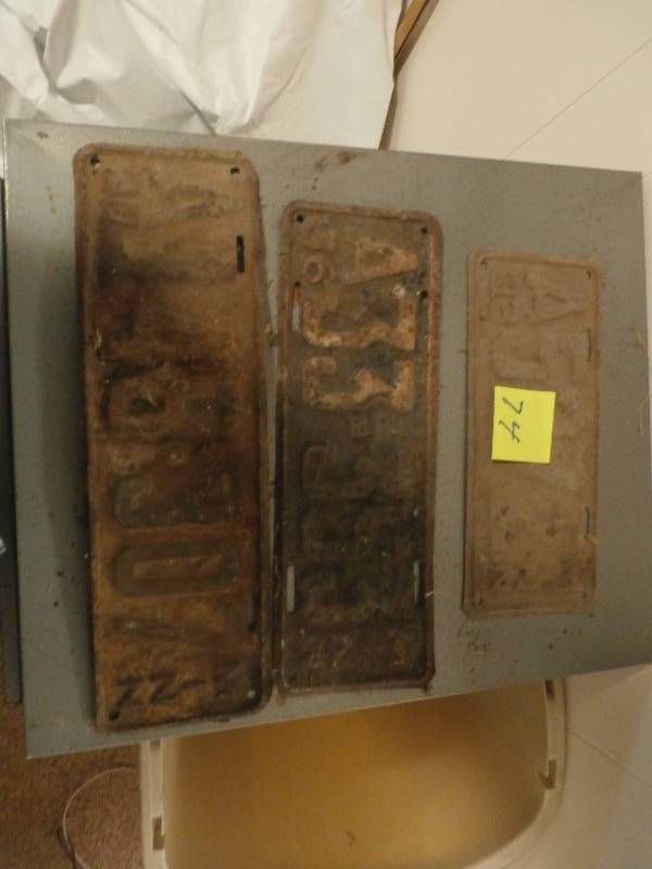 Vintage License Plates