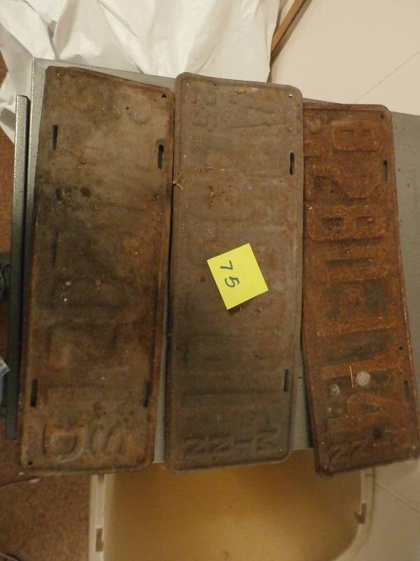Vintage License Plates