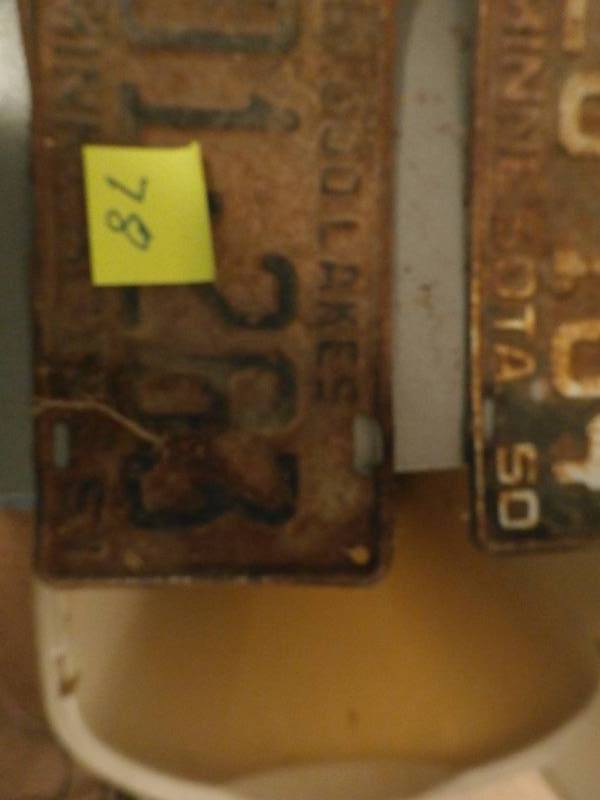 Vintage License Plates