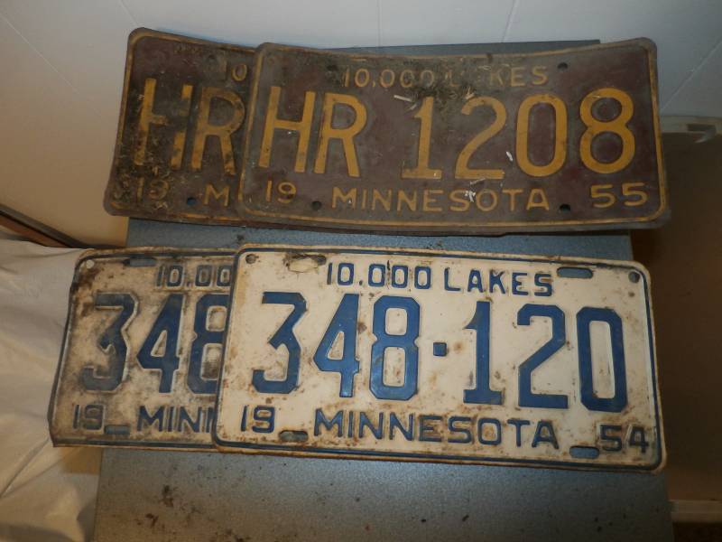 Vintage License Plates