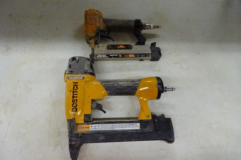lot 13 image: Bostitch air finish nailer air works