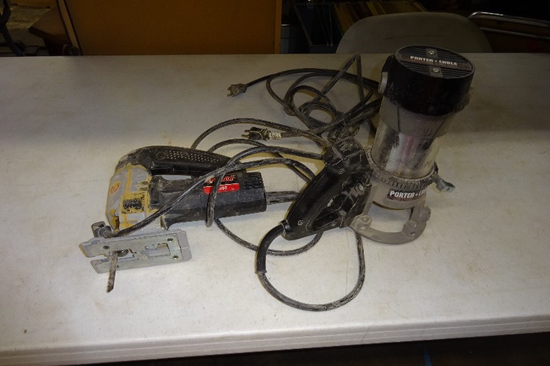 lot 26 image: Porter Cable router could not get to work
