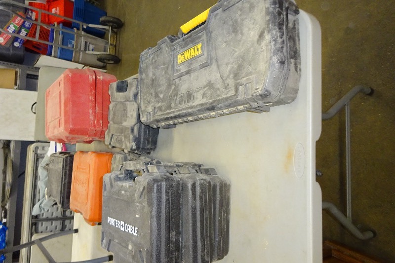 lot 43 image: Plastic tool cases