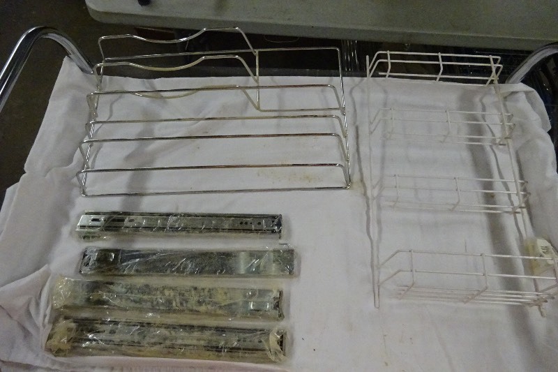 lot 65 image: 2 hanging shelves