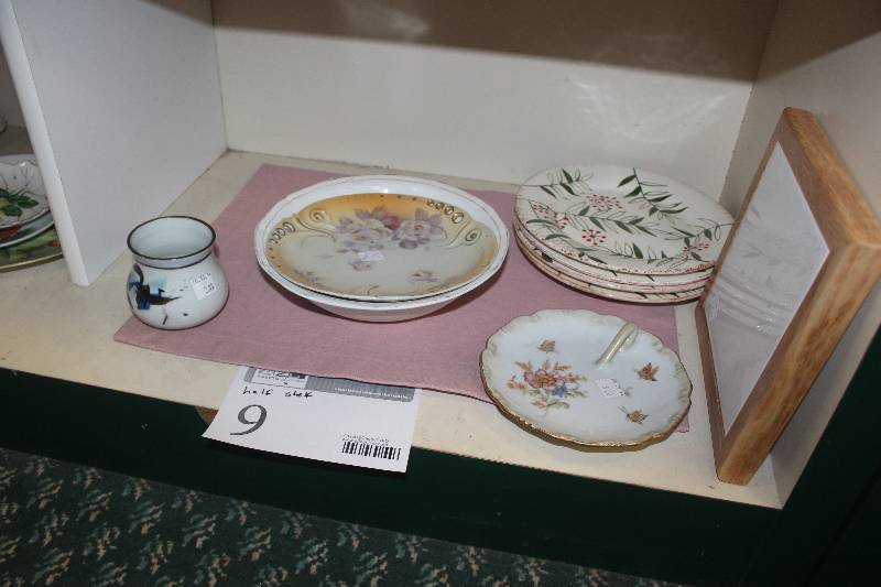 lot 9 image: Half Shelf Lot of China Set