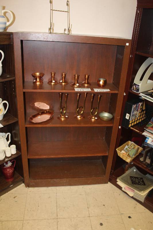 lot 111 image: 4-Shelf Bookcase, Contents Not Included