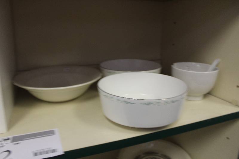 lot 82 image: Shelf Lot of Miscellaneous China