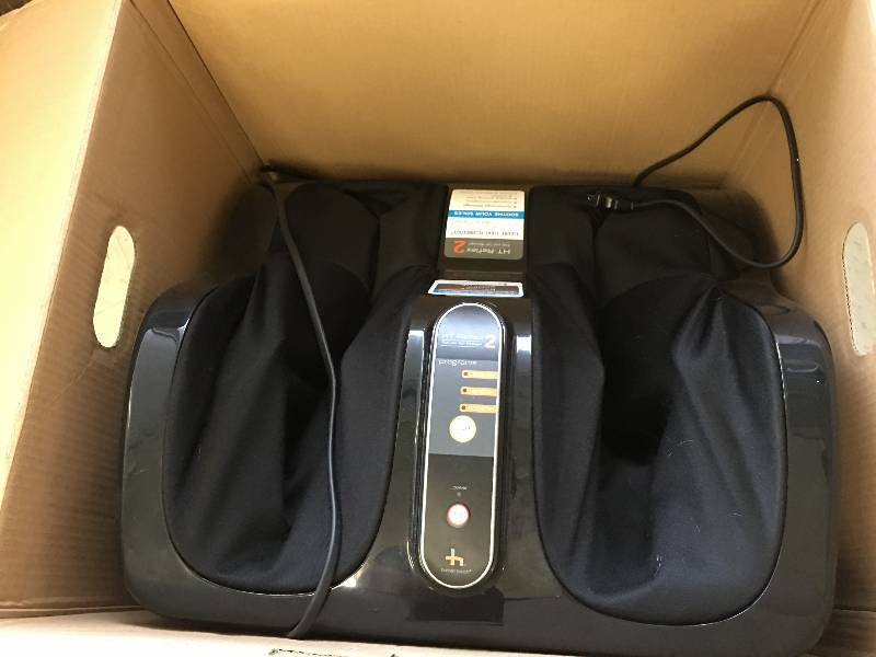 lot 1 image: Human Touch Reflex-2 Foot & Calf Massager with Patented Figure-8 CirQlation Paddle Technology retail $234