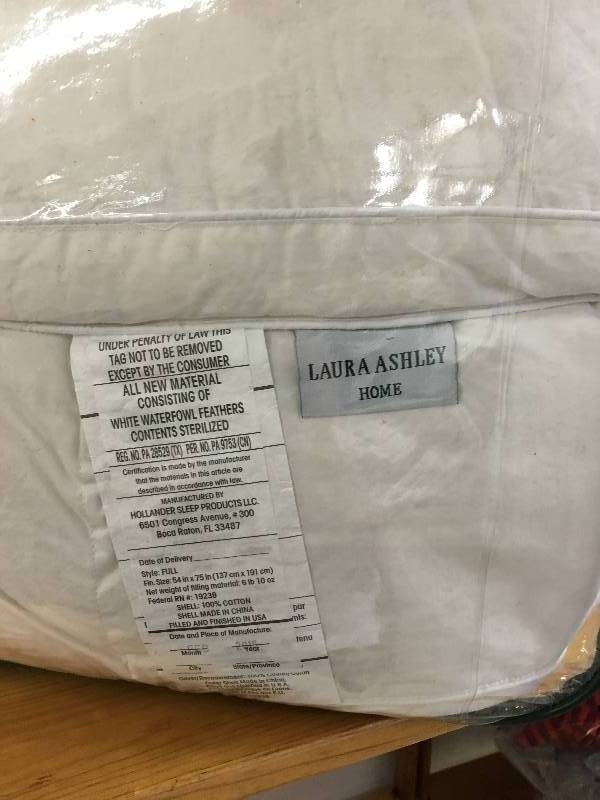 lot 106 image: Laura Ashley Full Featherbed