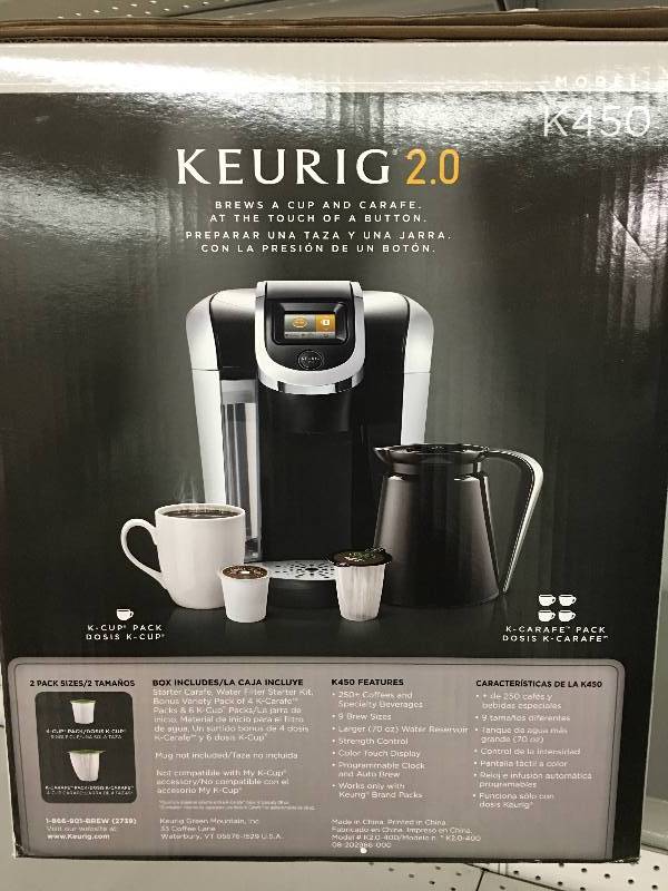 lot 140 image: Keurig K450 Brewing System,