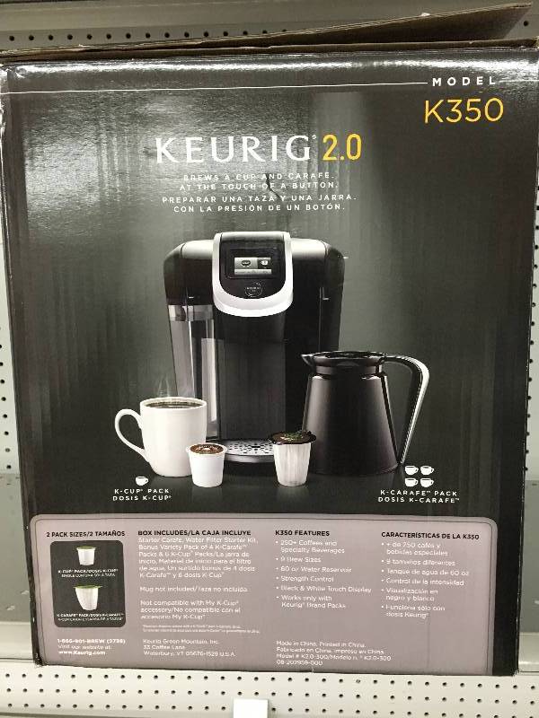 lot 141 image: Keurig 2.0 K350 Brewing System