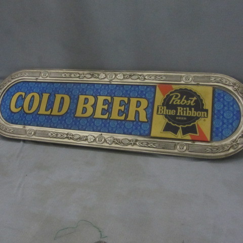 lot 2 image: Pabst Blue Ribbon Beer Sign