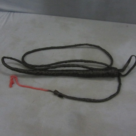lot 11 image: Leather Bull Whip