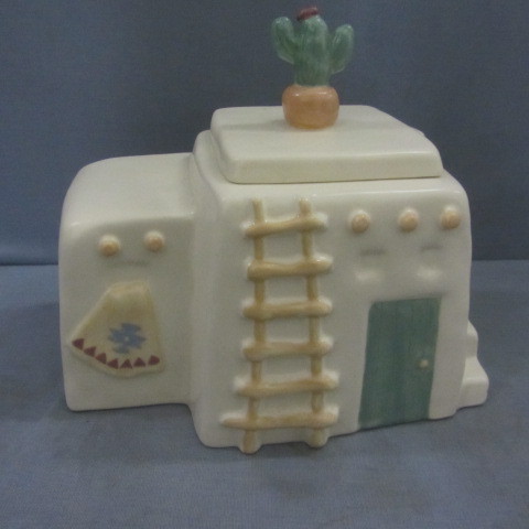 lot 35 image: Adobe House Cookie Jar