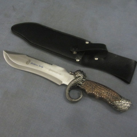 lot 68 image: Seahorse Fantasy Knife