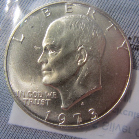 lot 152 image: Eisenhower Silver Dollar