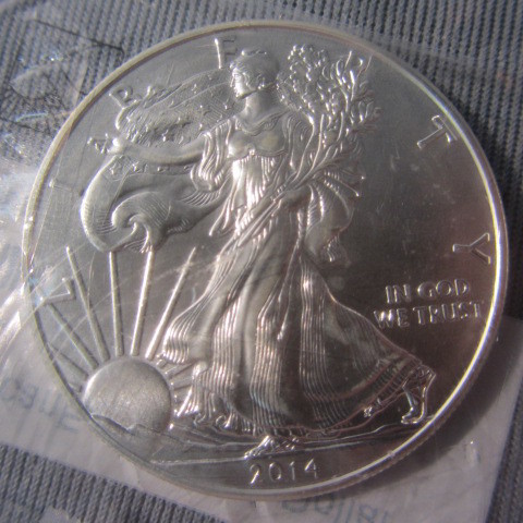 lot 153 image: American Eagle Silver Dollar