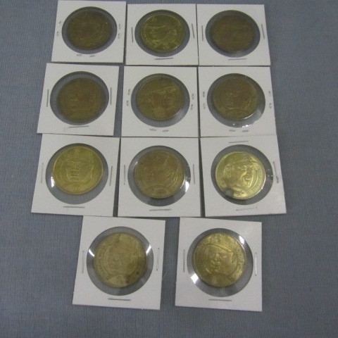 lot 201 image: Pinnacle Baseball Coins