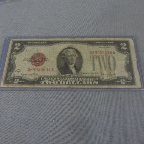 lot 206 image: Two Dollar Bill - 1928 G
