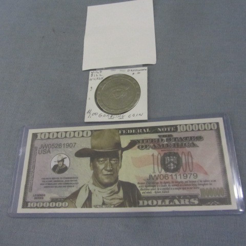lot 209 image: Wild Bill Deadwood Gambling Coin
