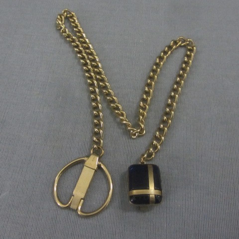 lot 211 image: Gold Tone Watch Fob