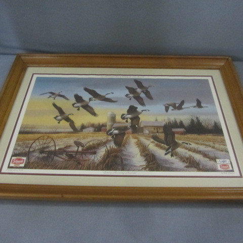 lot 227 image: Schmidt Beer Goose Print