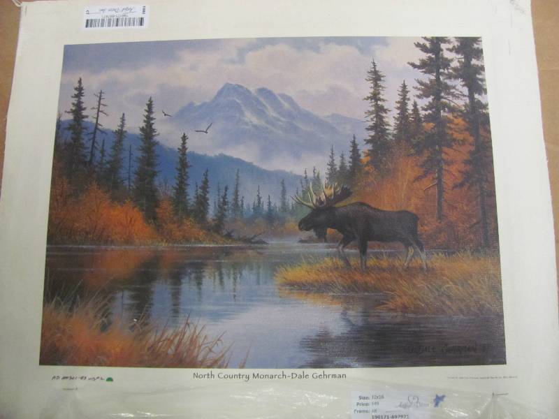 lot 83 image: Wildlife Artwork