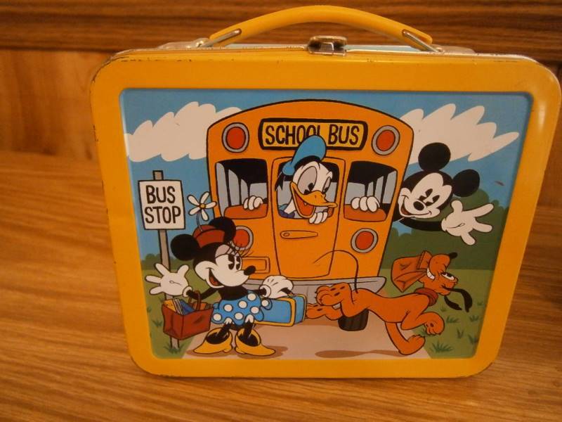 1 Disney Collectible Tin Lunch Box 1 Tin Lunch Box wThermos