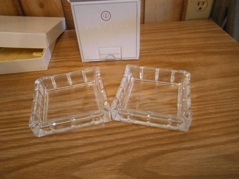 Avon Bread Basket Crystal Dishes Brass Picture Frame Holder