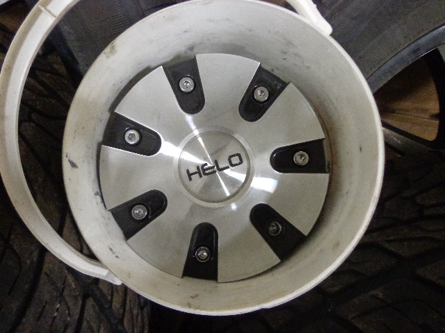 lot 1 image: Nexen Roadian HP Tires with Helo Rims